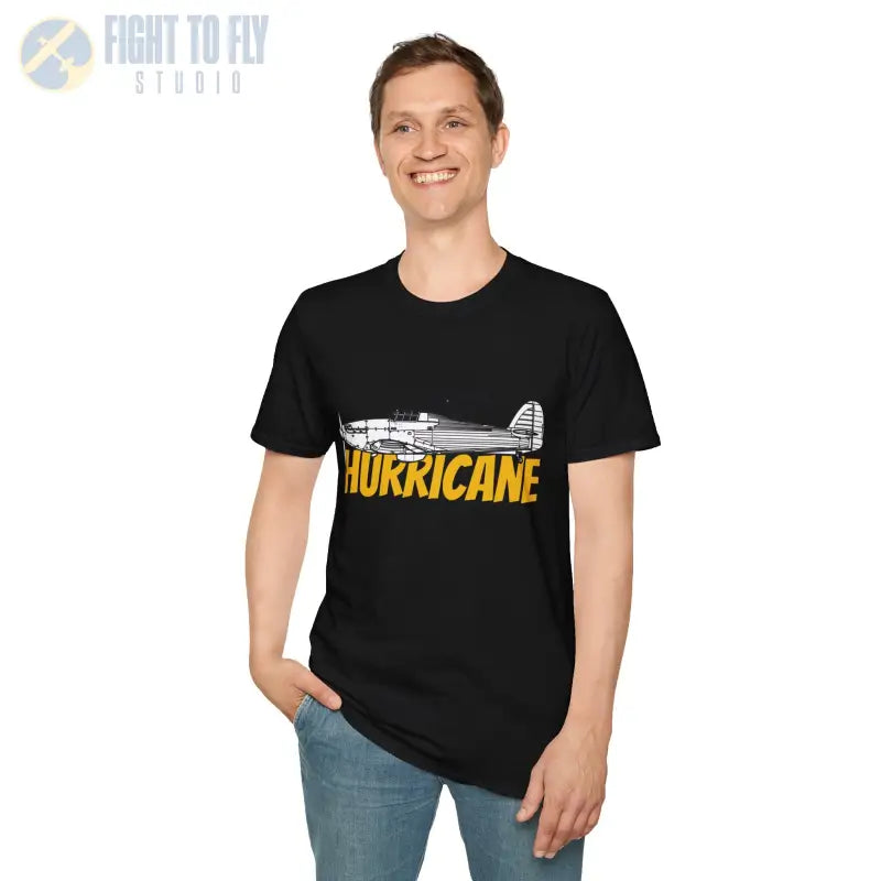 Hawker Hurricane Side Profile T-Shirt - Pilot gifts - WWII warbird t-shirt
