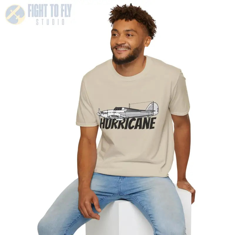 Hawker Hurricane Side Profile T-Shirt - Pilot gifts - WWII warbird t-shirt
