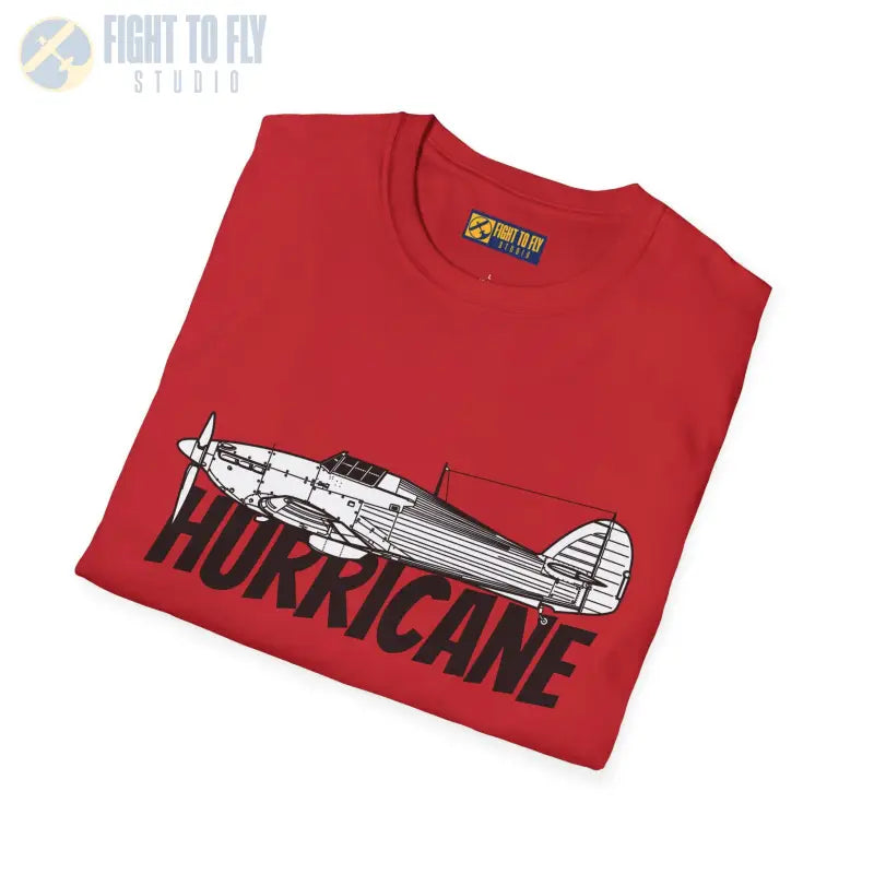 Hawker Hurricane Side Profile T-Shirt - Pilot gifts - WWII warbird t-shirt