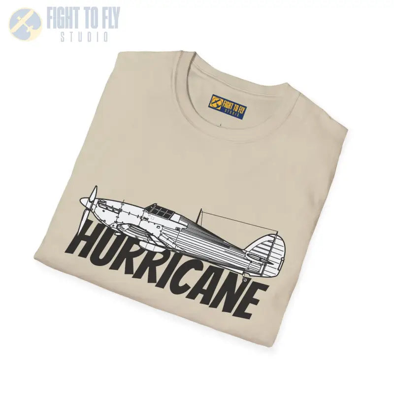 Hawker Hurricane Side Profile T-Shirt - Pilot gifts - WWII warbird t-shirt