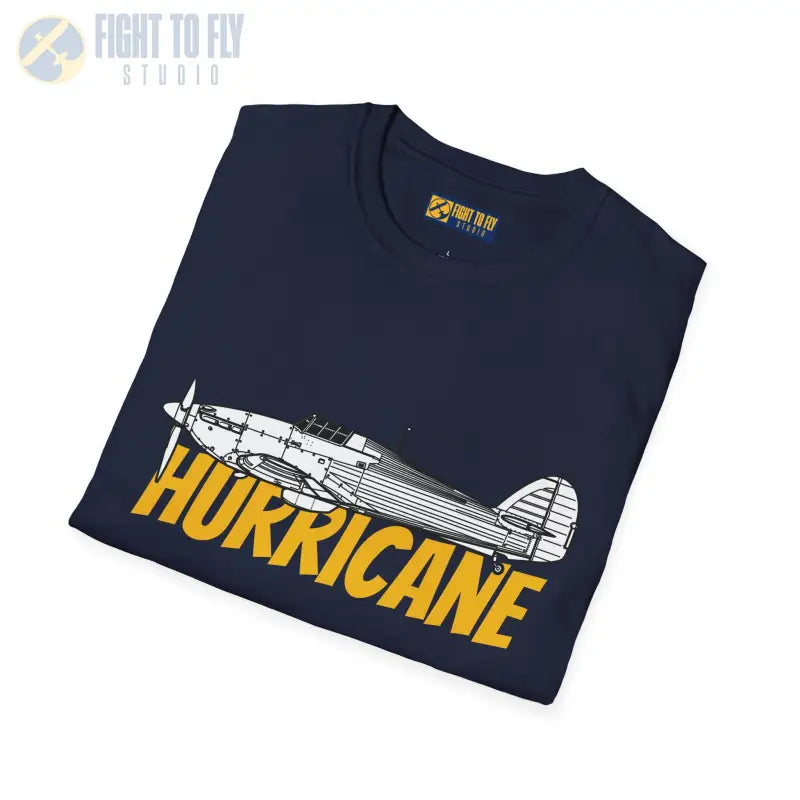 Hawker Hurricane Side Profile T-Shirt - Pilot gifts - WWII warbird t-shirt