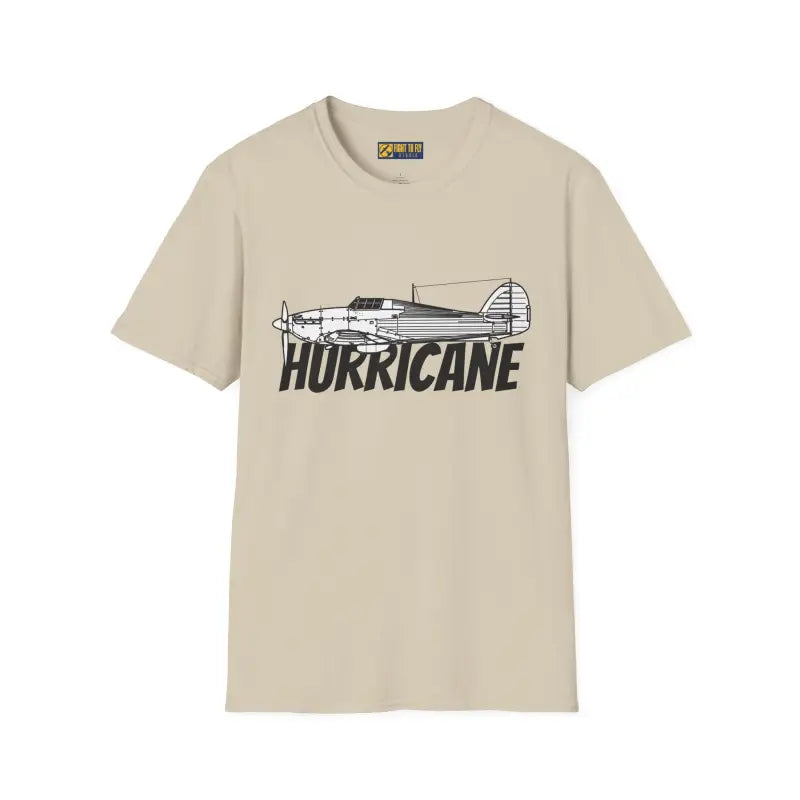 Hawker Hurricane Side Profile T-Shirt - Pilot gifts - WWII warbird t-shirt