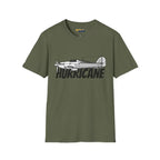 Hawker Hurricane Side Profile T-Shirt - Pilot gifts - WWII warbird t-shirt