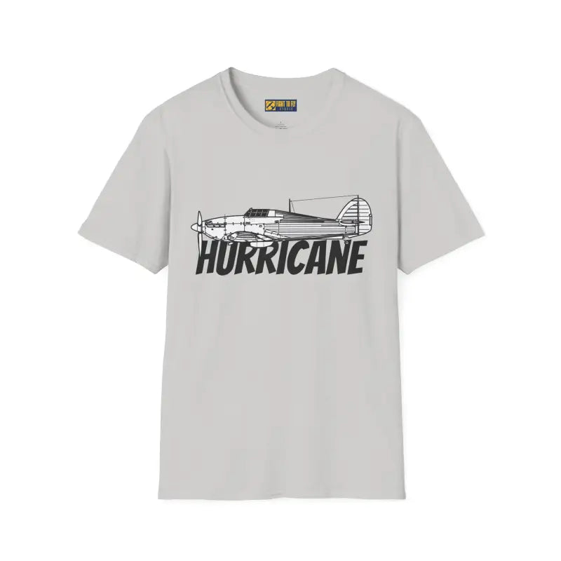 Hawker Hurricane Side Profile T-Shirt - Pilot gifts - WWII warbird t-shirt