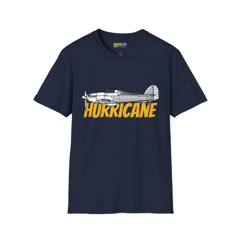 Hawker Hurricane Side Profile T-Shirt - Pilot gifts - WWII warbird t-shirt