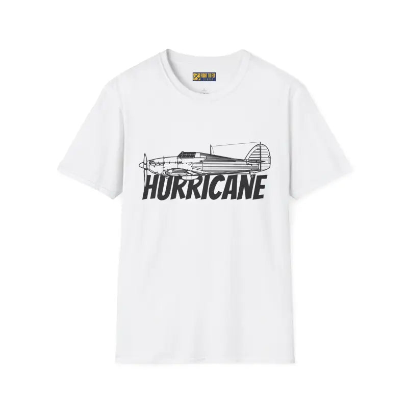 Hawker Hurricane Side Profile T-Shirt - Pilot gifts - WWII warbird t-shirt