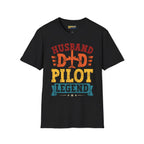 Husband Pilot Legend T-Shirt Father’s Day Gift - gifts - WWII warbird t-shirt