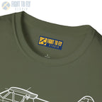 Husky A-1C T-Shirt - Pilot gifts - WWII warbird t-shirt