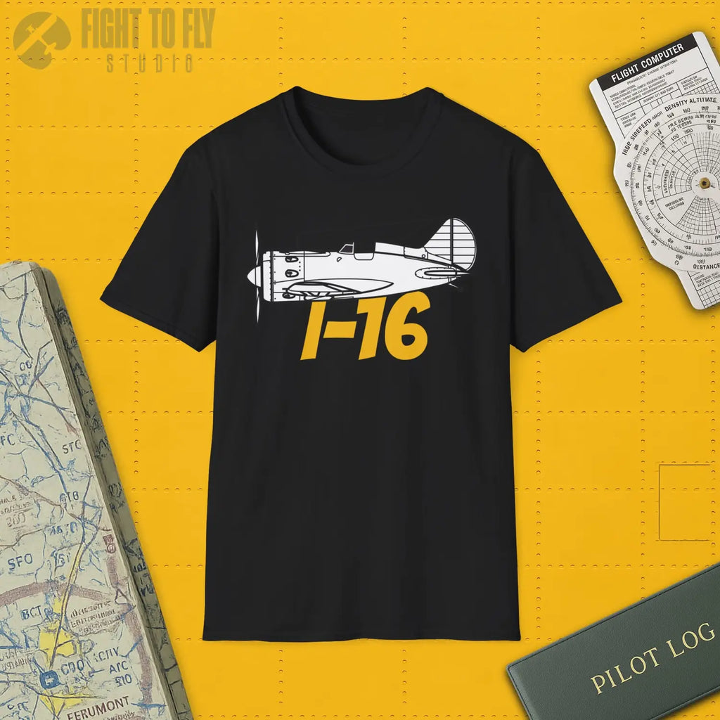 Polikarpov I-16 Premium T-Shirt - Pilot gifts - WWII warbird t-shirt