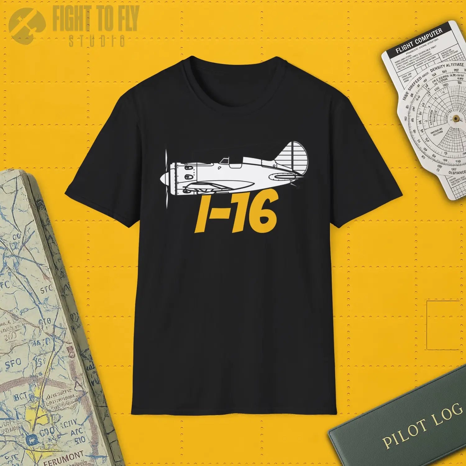 Polikarpov I-16 Premium T-Shirt - Pilot gifts - WWII warbird t-shirt