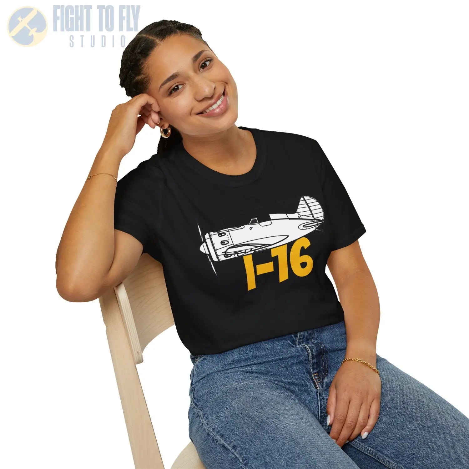 Polikarpov I-16 Premium T-Shirt - Pilot gifts - WWII warbird t-shirt