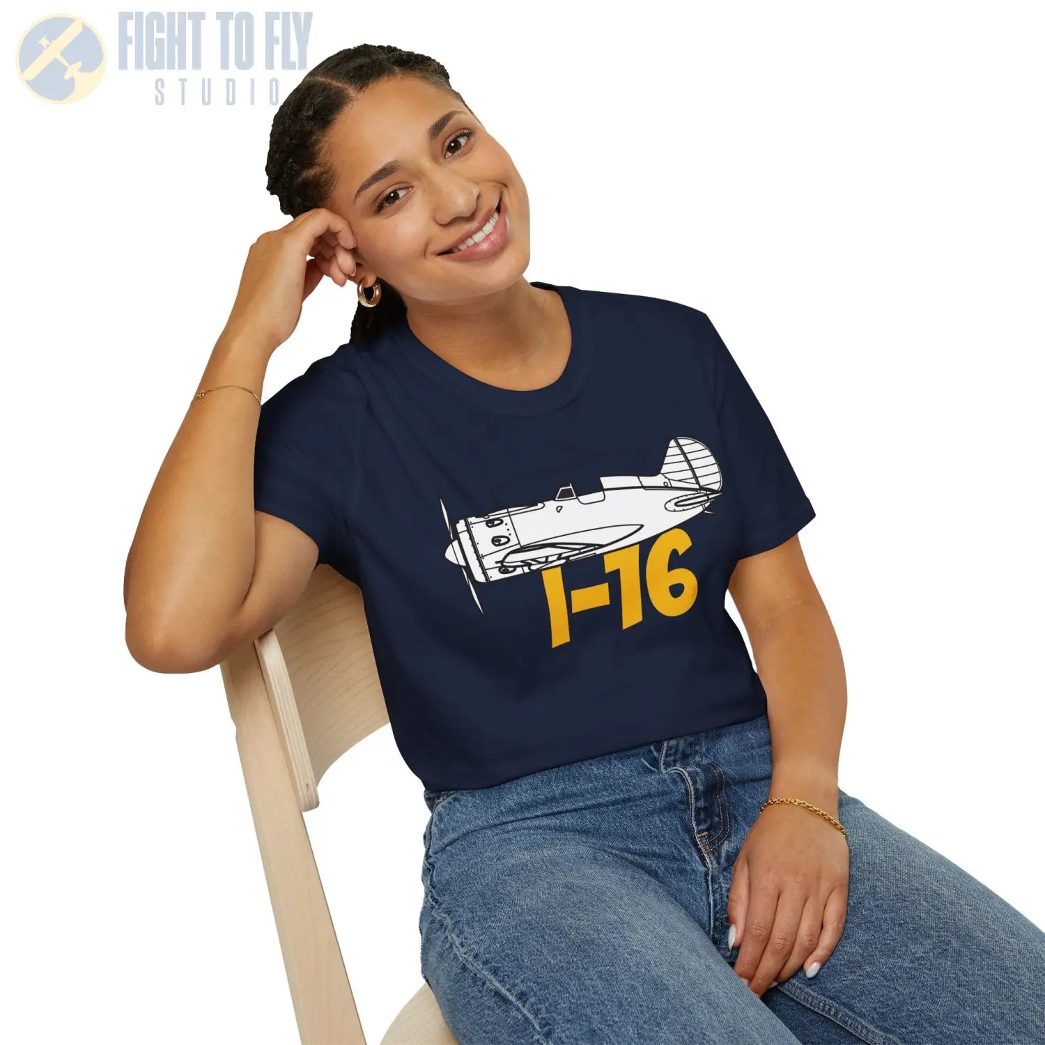 Polikarpov I-16 Premium T-Shirt - Pilot gifts - WWII warbird t-shirt