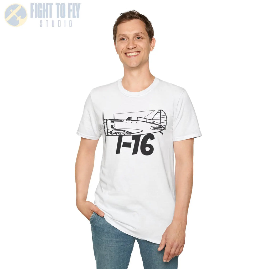 Polikarpov I-16 Premium T-Shirt - Pilot gifts - WWII warbird t-shirt