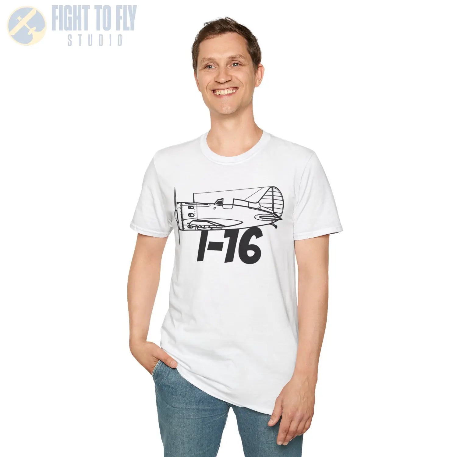 Polikarpov I-16 Premium T-Shirt - Pilot gifts - WWII warbird t-shirt