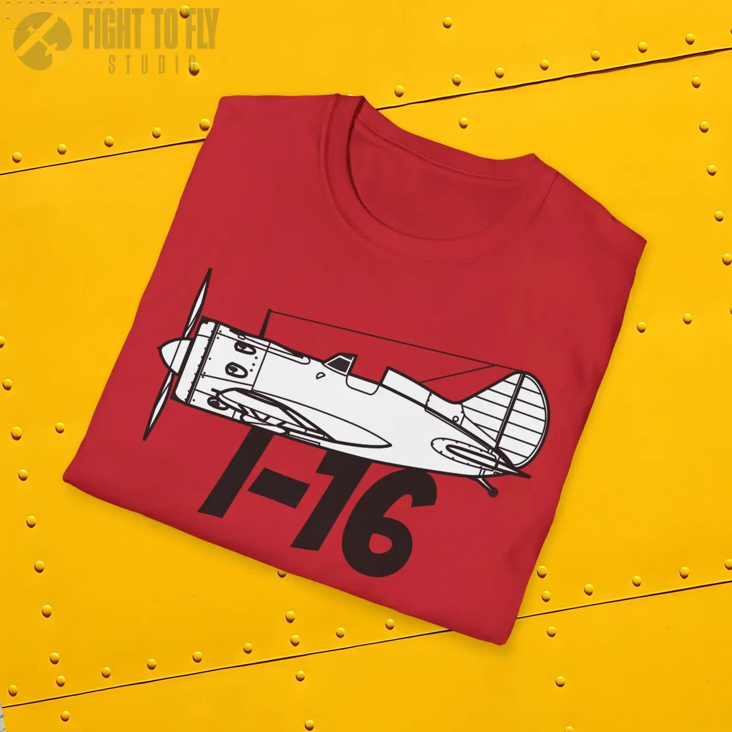 Polikarpov I-16 Premium T-Shirt - Pilot gifts - WWII warbird t-shirt