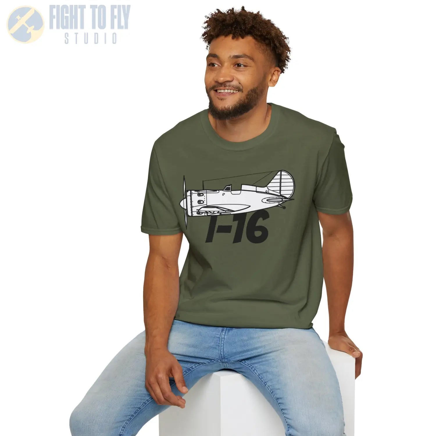 Polikarpov I-16 Premium T-Shirt - Pilot gifts - WWII warbird t-shirt