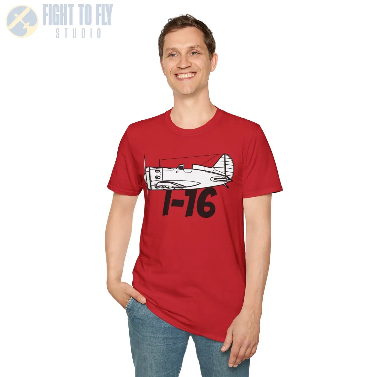 Polikarpov I-16 Premium T-Shirt - Pilot gifts - WWII warbird t-shirt