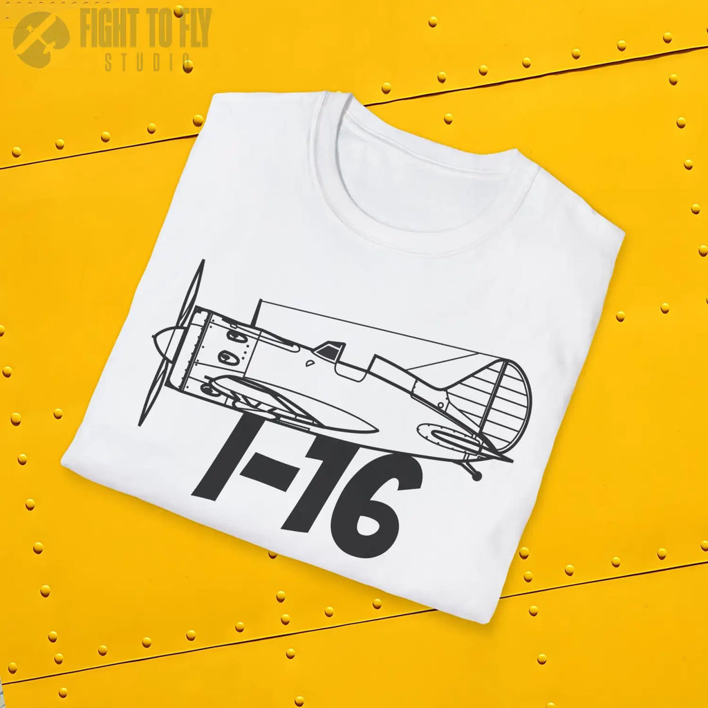 Polikarpov I-16 Premium T-Shirt - Pilot gifts - WWII warbird t-shirt