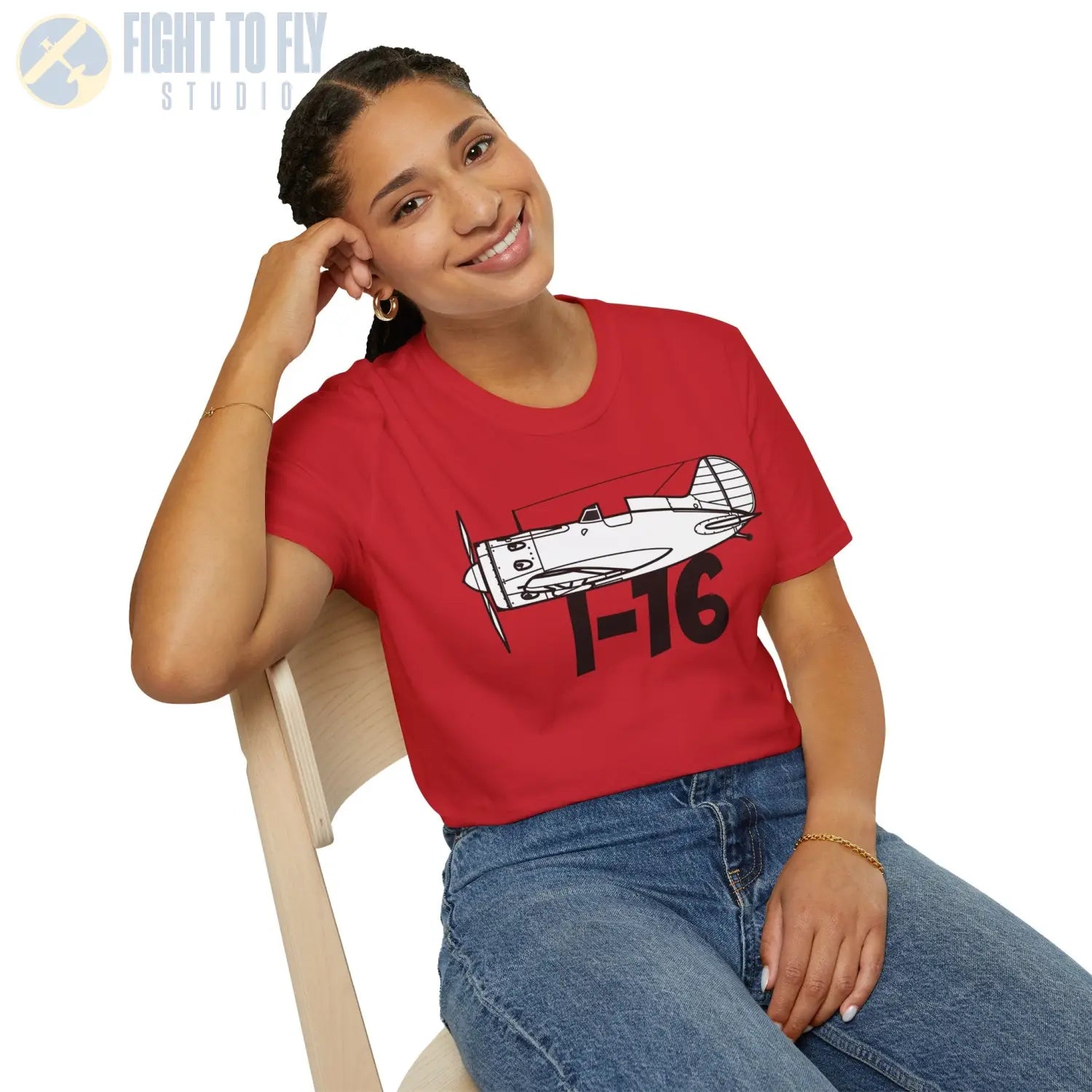 Polikarpov I-16 Premium T-Shirt - Pilot gifts - WWII warbird t-shirt