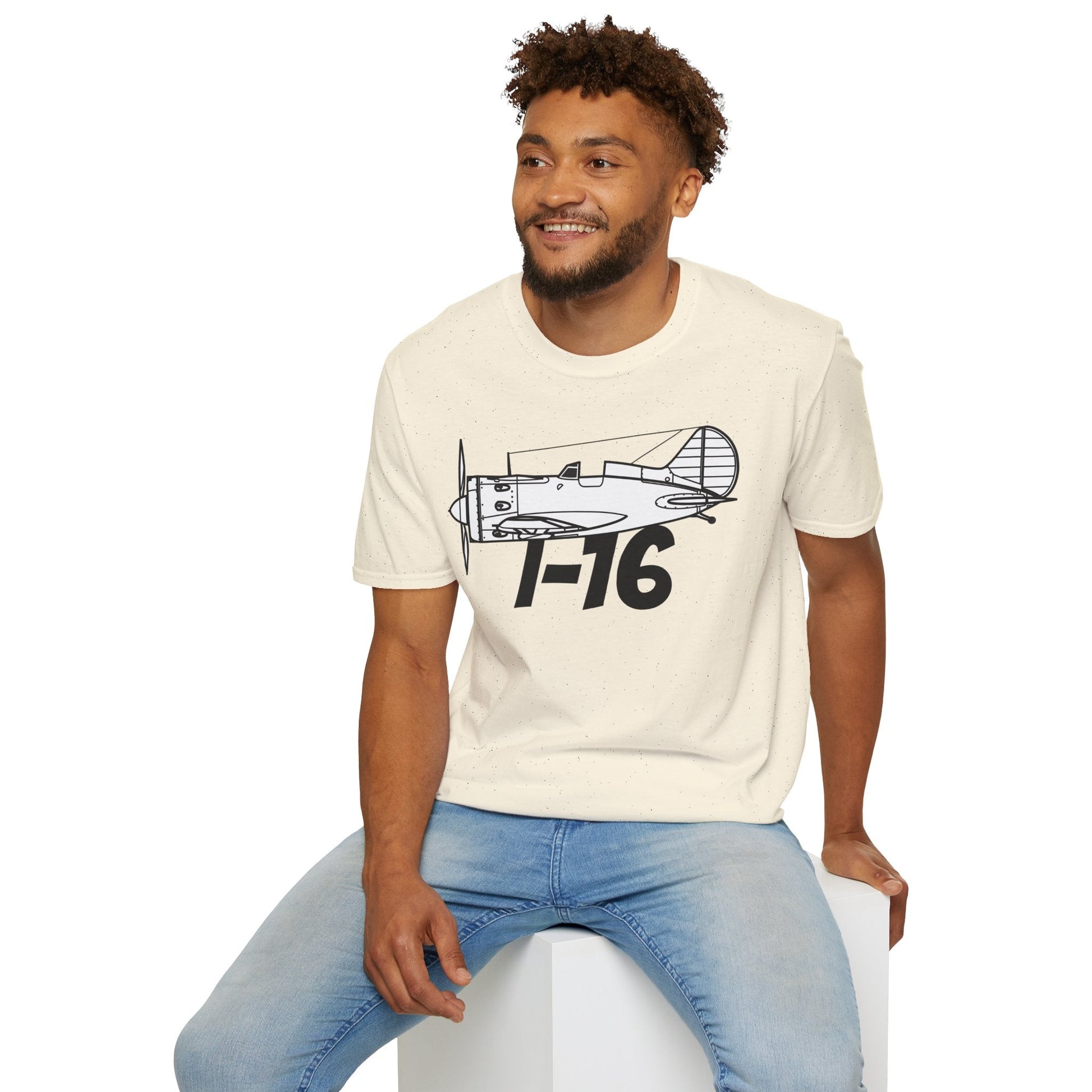 I-16 Premium T-Shirt – Polikarpov WWII Soviet Fighter Tee - Pilot gifts - warbird t-shirt