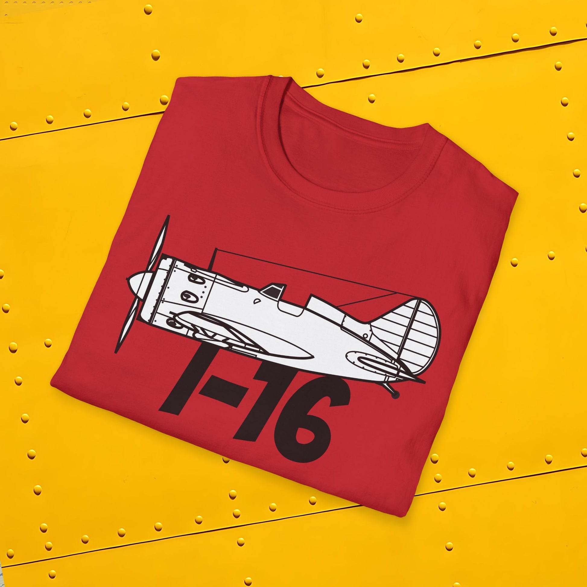 I-16 Premium T-Shirt – Polikarpov WWII Soviet Fighter Tee - Pilot gifts - warbird t-shirt
