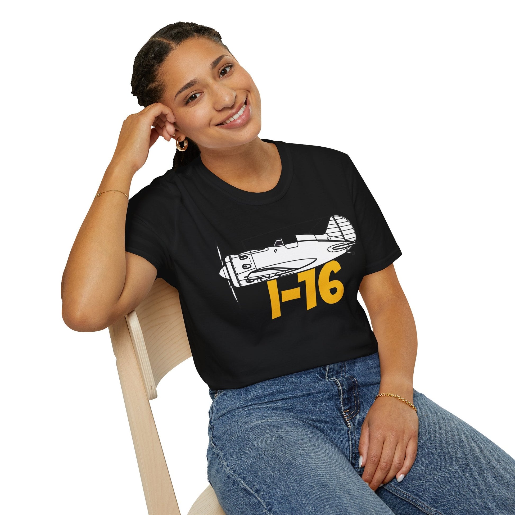 I-16 Premium T-Shirt – Polikarpov WWII Soviet Fighter Tee - Pilot gifts - warbird t-shirt