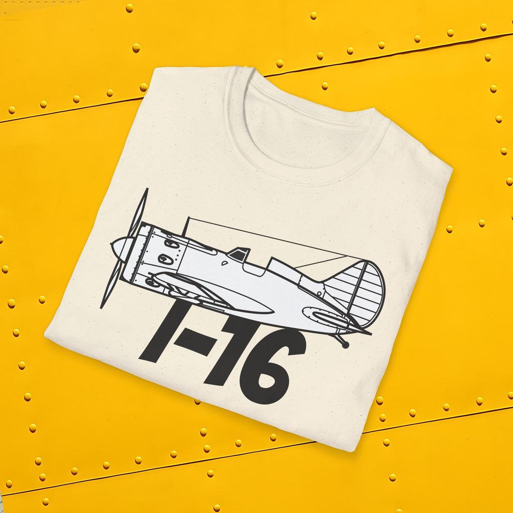 I-16 Premium T-Shirt – Polikarpov WWII Soviet Fighter Tee - Pilot gifts - warbird t-shirt