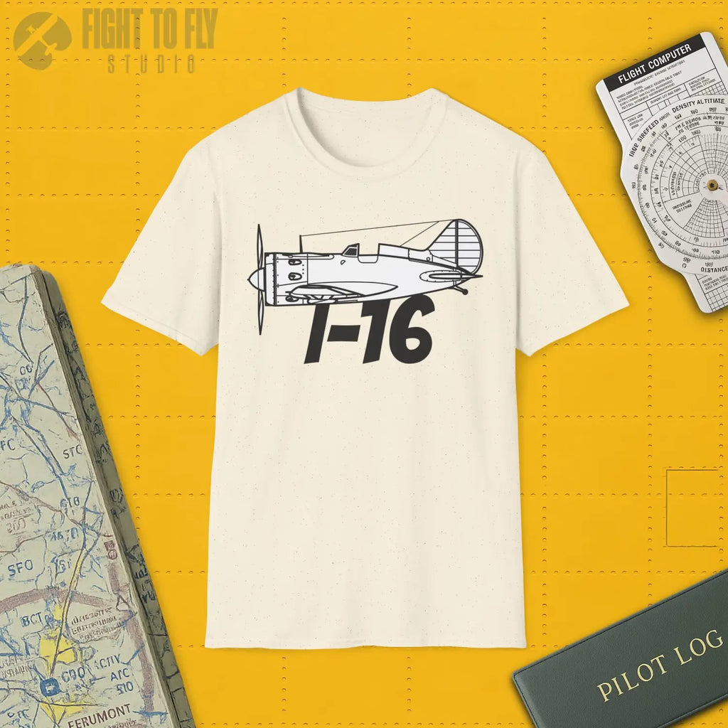Polikarpov I-16 Premium T-Shirt - Pilot gifts - WWII warbird t-shirt