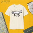 Polikarpov I-16 Premium T-Shirt - Pilot gifts - WWII warbird t-shirt