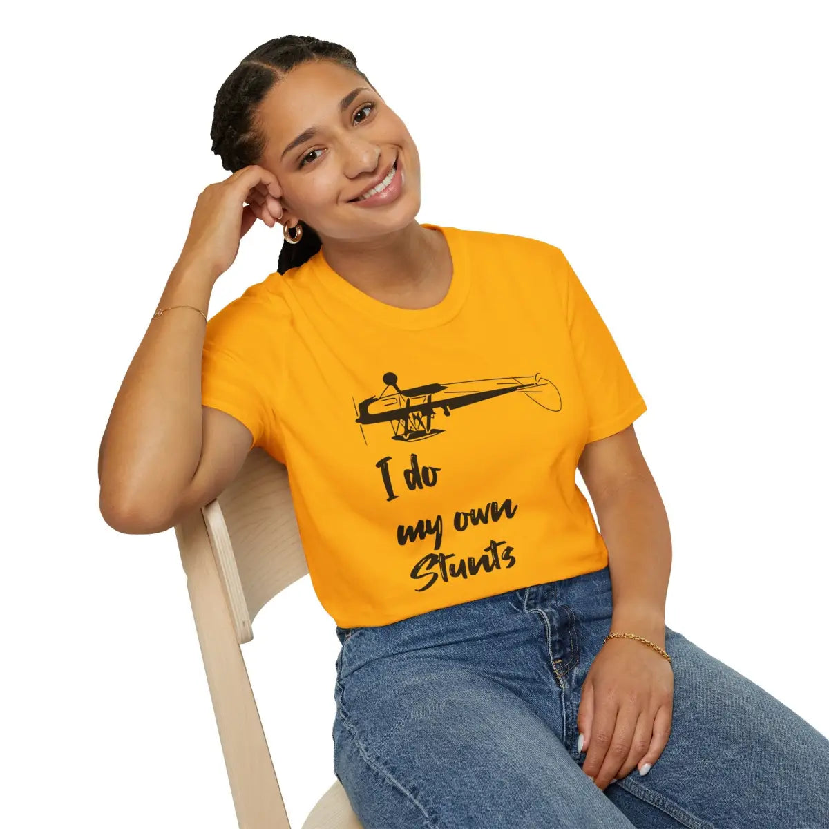 I Do My Own Stunts - Tee - T-Shirt - Pilot gifts - WWII warbird t-shirt