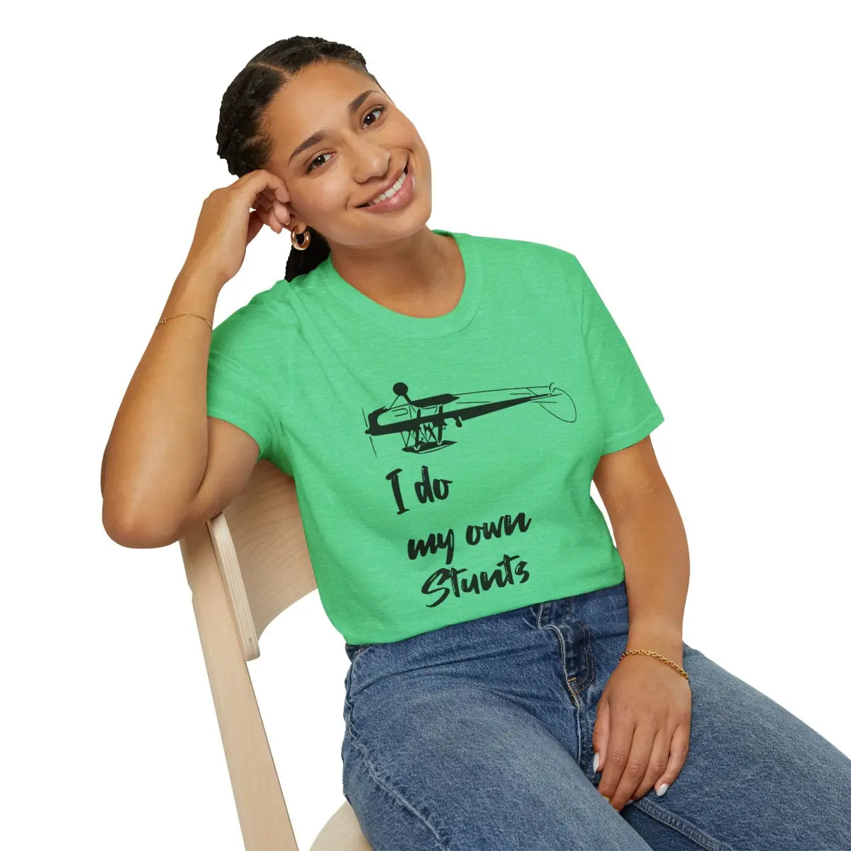 I Do My Own Stunts - Tee - T-Shirt - Pilot gifts - WWII warbird t-shirt