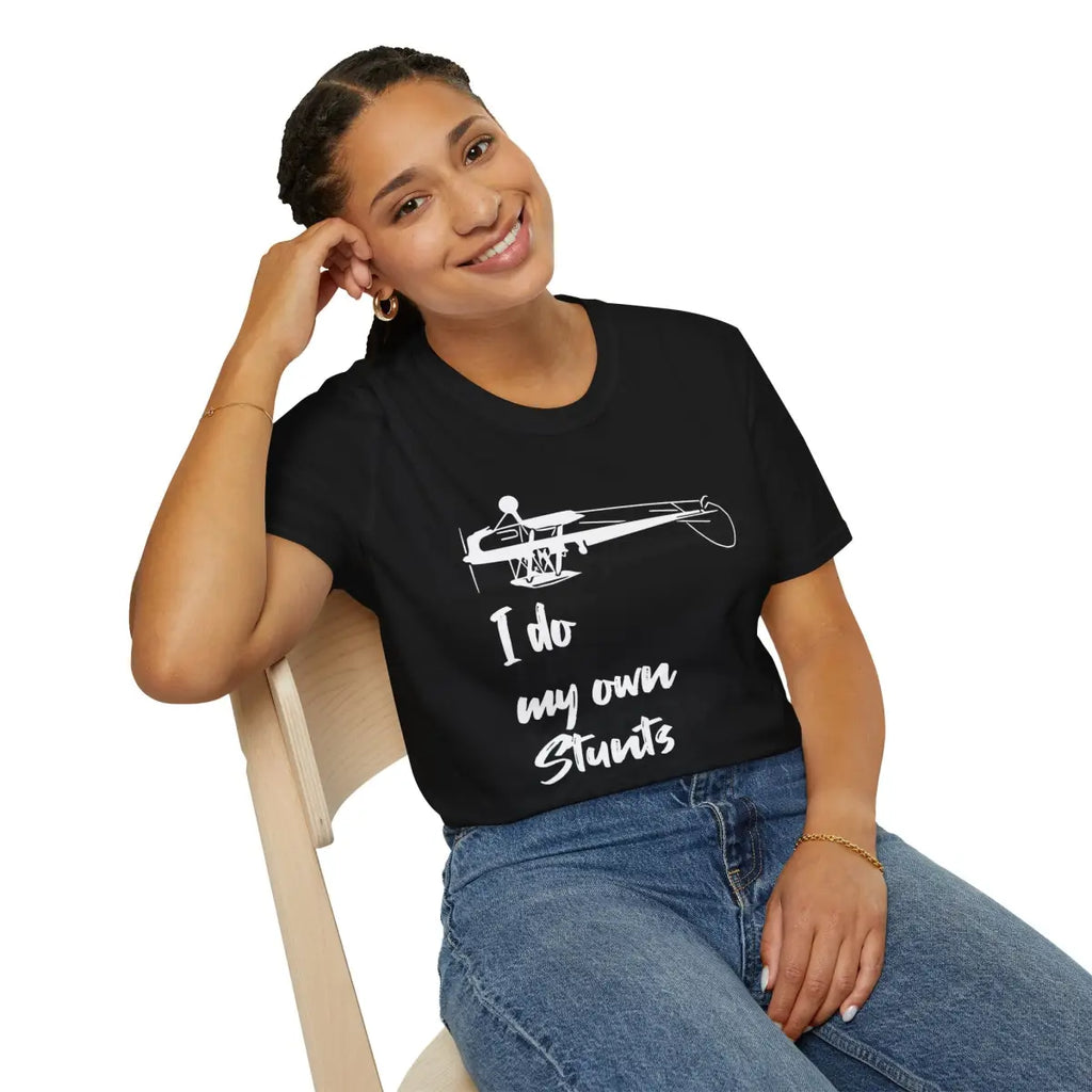 I Do My Own Stunts - Tee - T-Shirt - Pilot gifts - WWII warbird t-shirt