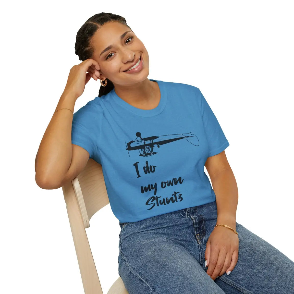 I Do My Own Stunts - Tee - T-Shirt - Pilot gifts - WWII warbird t-shirt