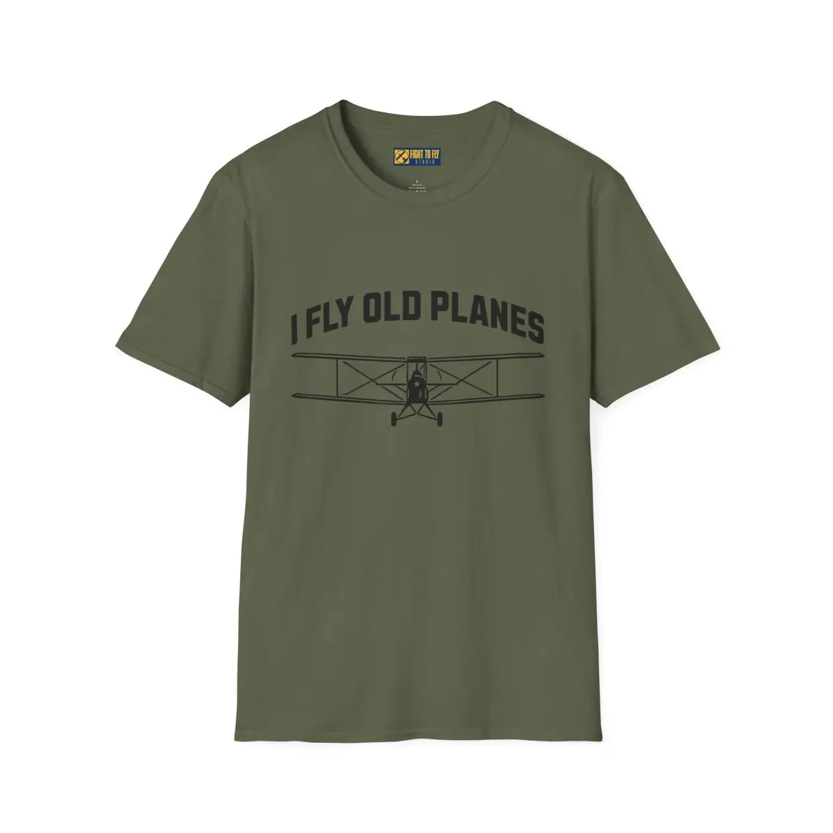 I Fly Old Planes - Biplane - T-Shirt - Pilot gifts - WWII warbird t-shirt