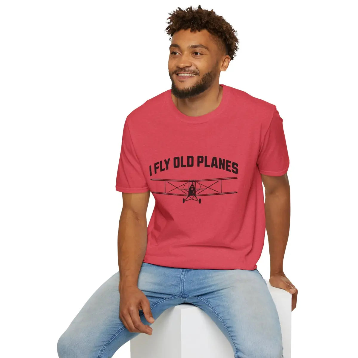 I Fly Old Planes - Biplane - T-Shirt - Gifts for pilots - Aviation apparel