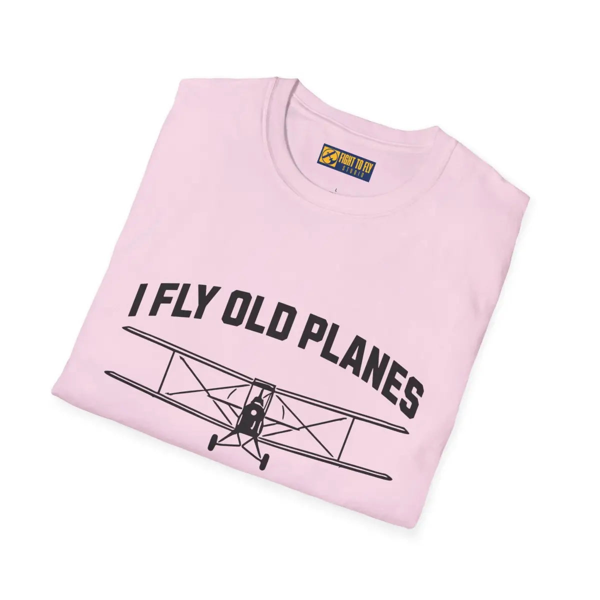 I Fly Old Planes - Biplane - T-Shirt - Pilot gifts - WWII warbird t-shirt