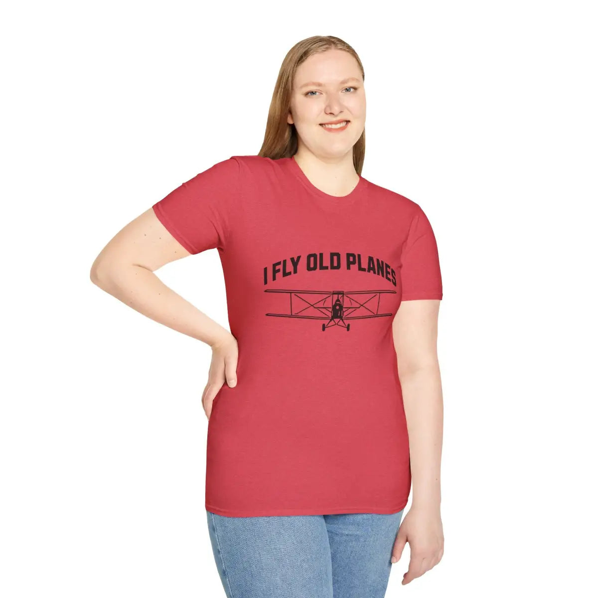 I Fly Old Planes - Biplane - T-Shirt - Pilot gifts - WWII warbird t-shirt
