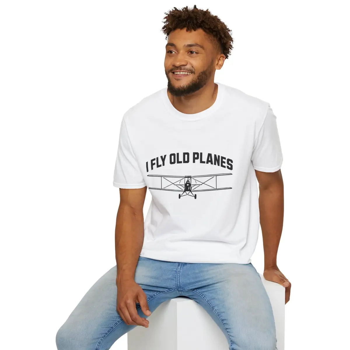 I Fly Old Planes - Biplane - T-Shirt - Pilot gifts - WWII warbird t-shirt