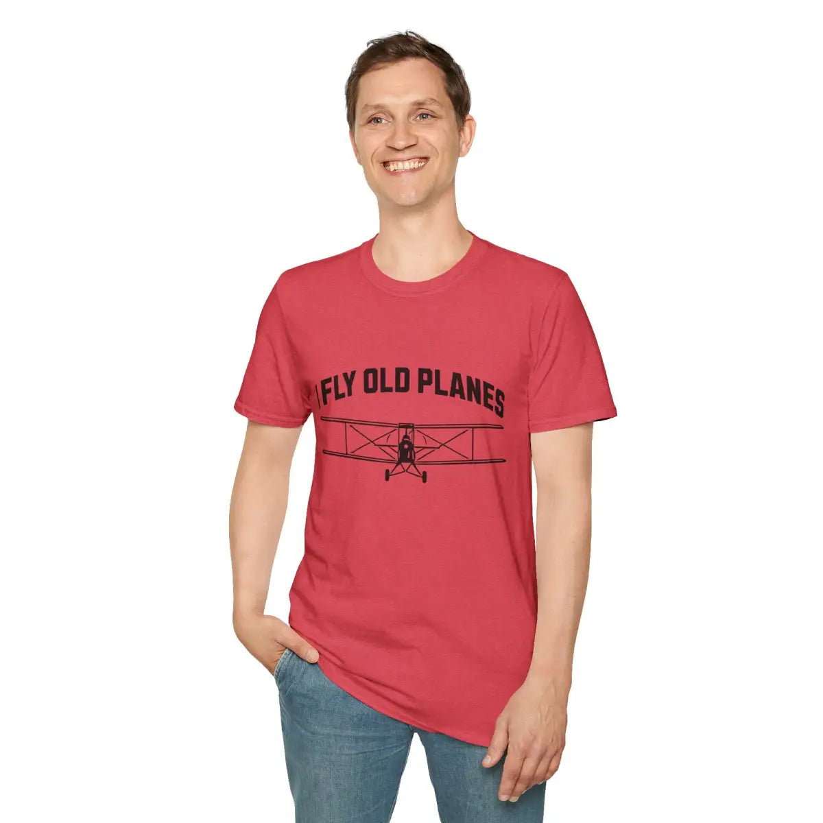 I Fly Old Planes - Biplane - T-Shirt - Pilot gifts - WWII warbird t-shirt