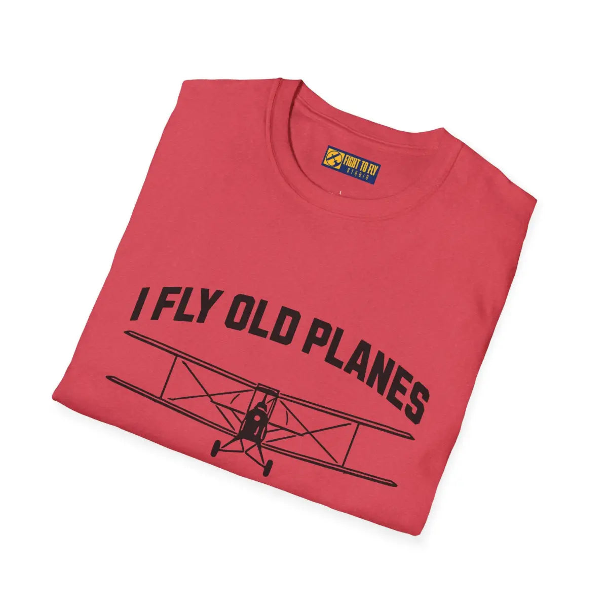 I Fly Old Planes - Biplane - T-Shirt - Pilot gifts - WWII warbird t-shirt