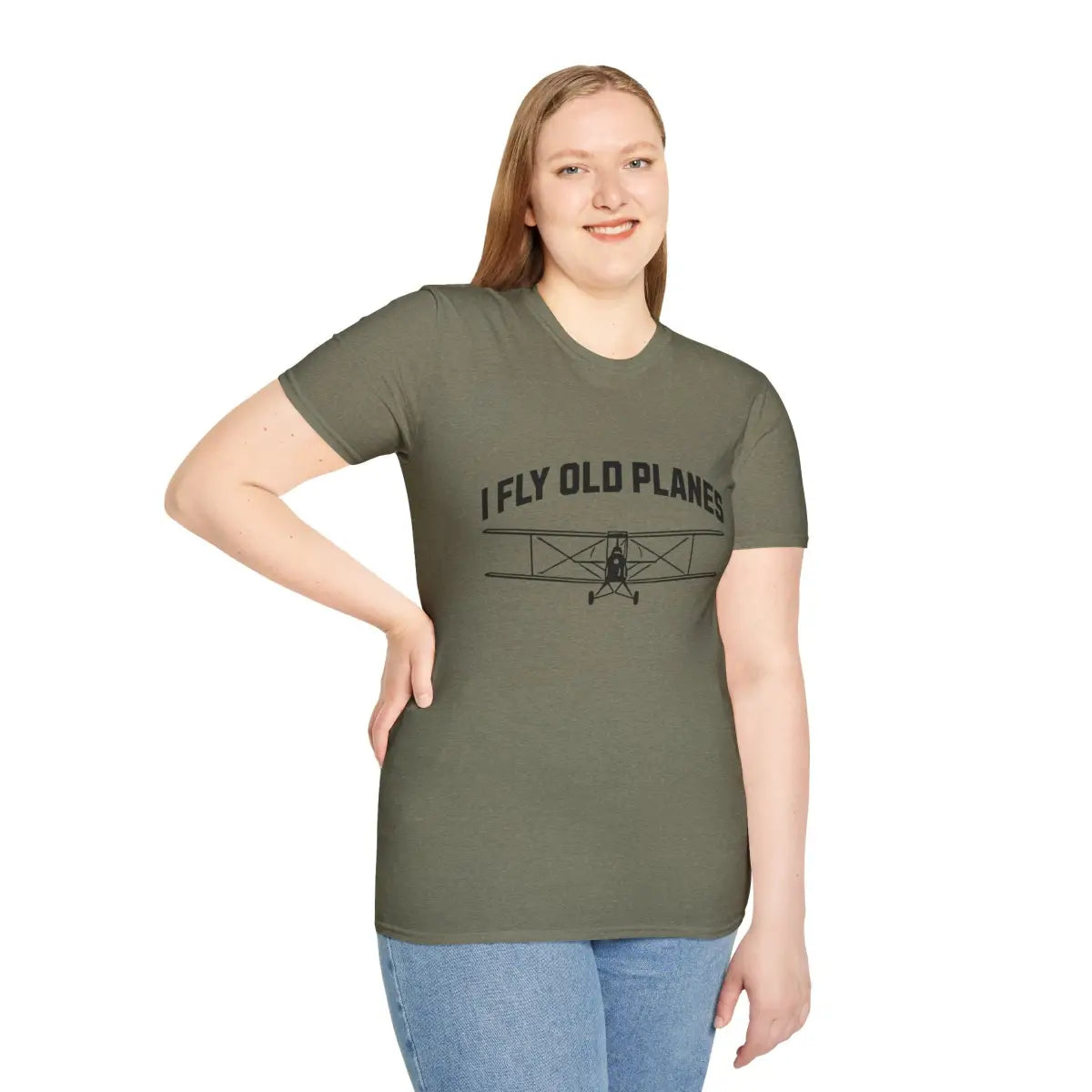 I Fly Old Planes - Biplane - T-Shirt - Gifts for pilots - Aviation apparel