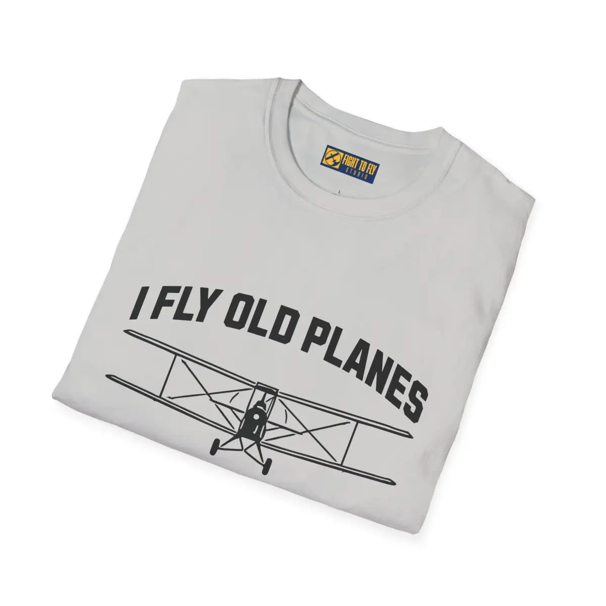 I Fly Old Planes - Biplane - T-Shirt - Pilot gifts - WWII warbird t-shirt