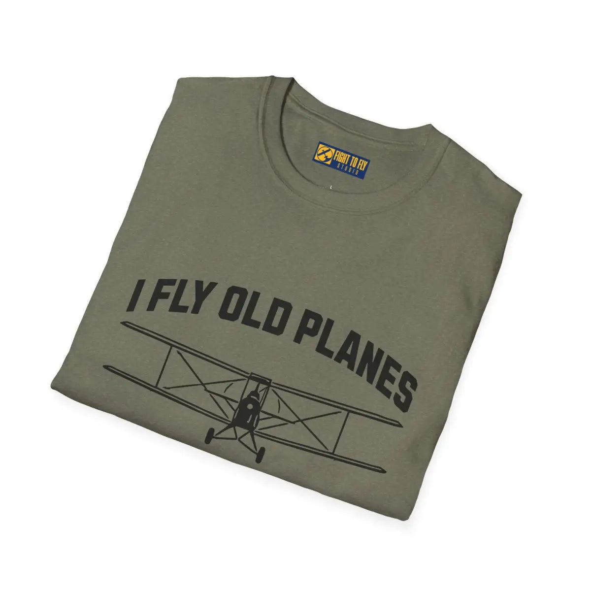 I Fly Old Planes - Biplane - T-Shirt - Pilot gifts - WWII warbird t-shirt