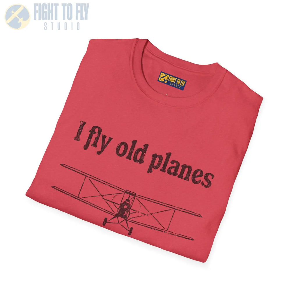 I Fly Old Planes - Tee - T-Shirt - Pilot gifts - WWII warbird t-shirt