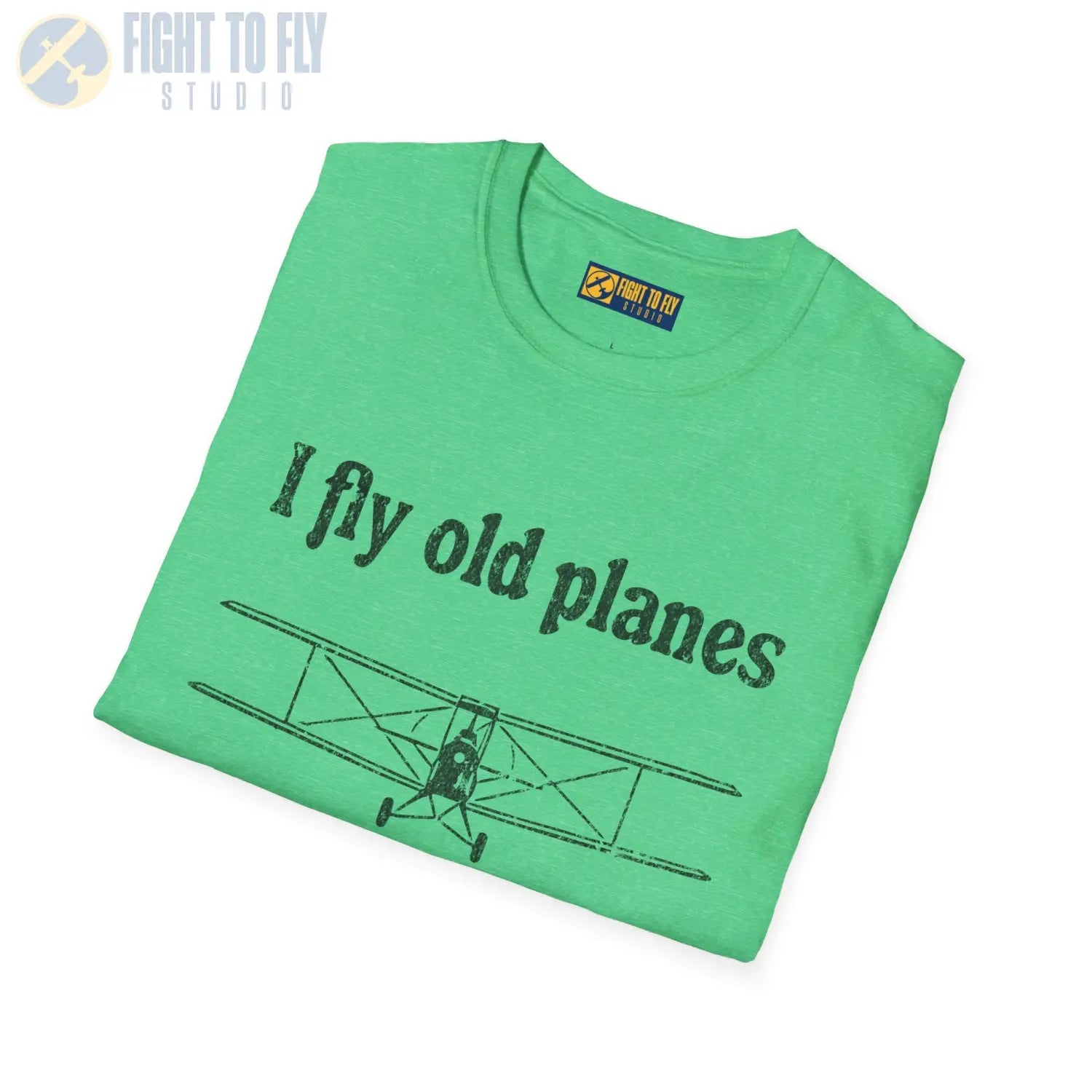I Fly Old Planes - Tee - T-Shirt - Pilot gifts - WWII warbird t-shirt