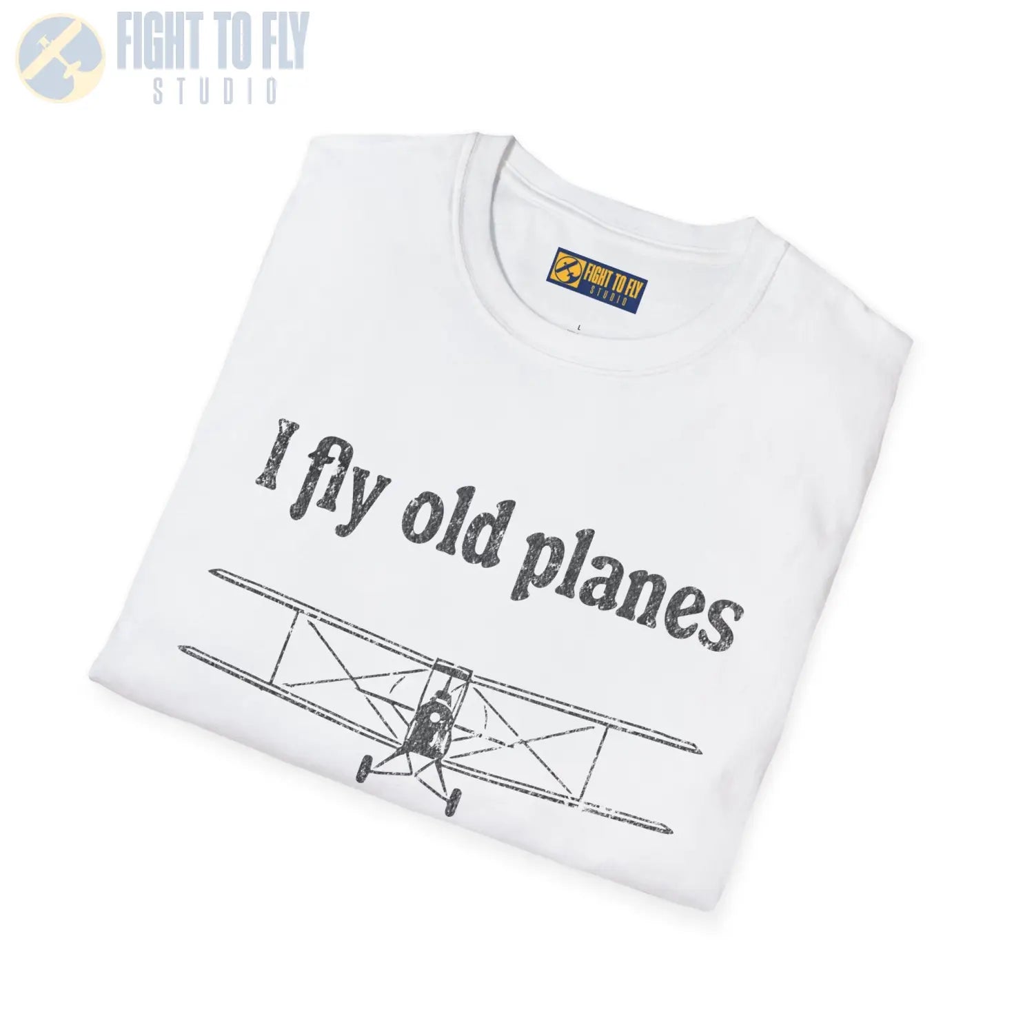 I Fly Old Planes - Tee - T-Shirt - Pilot gifts - WWII warbird t-shirt