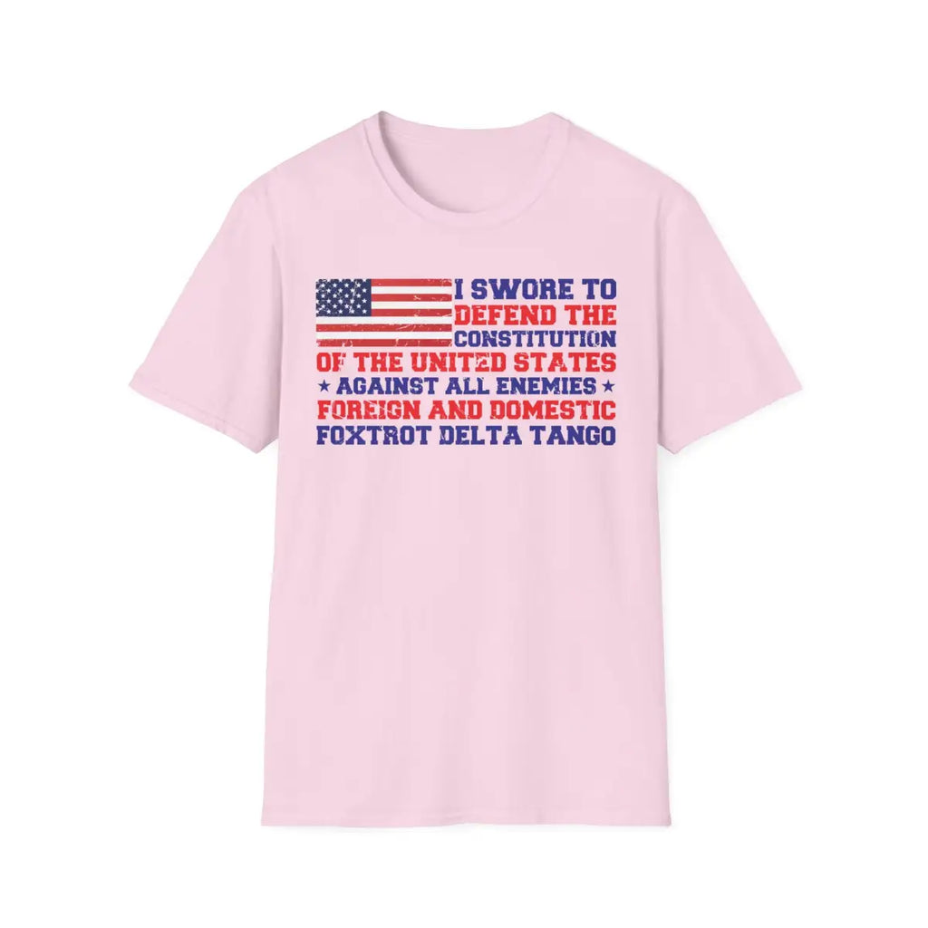 I Swore to Defend the Constitution - T-Shirt - Pilot gifts - WWII warbird t-shirt