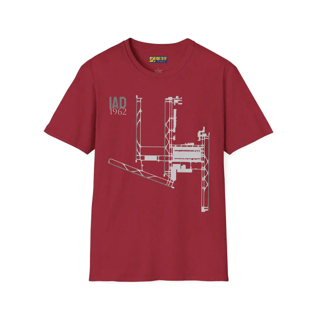 IAD Washington Dulles International - 1962 - Tee - T-Shirt - Pilot gifts - WWII warbird t-shirt