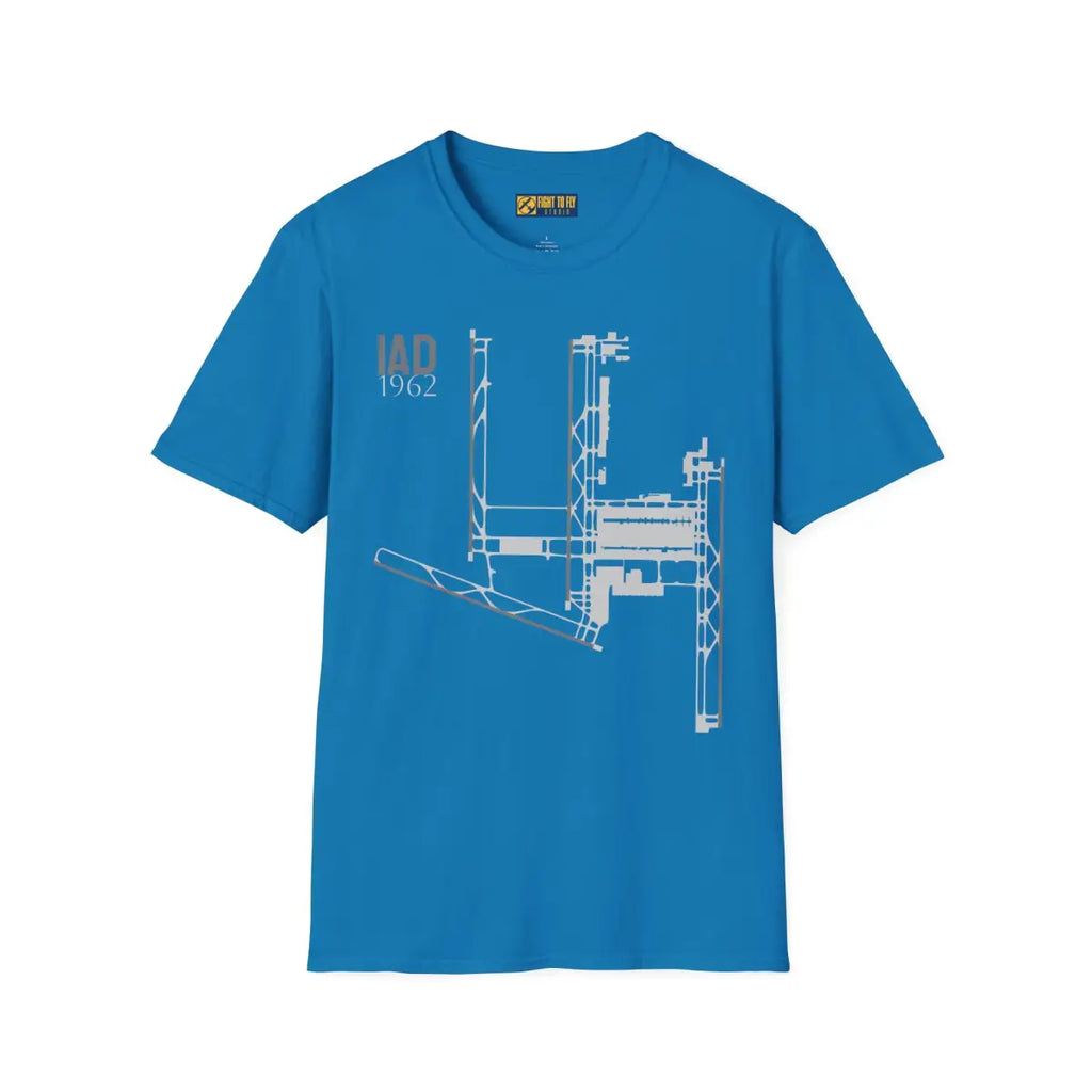 IAD Washington Dulles International - 1962 - Tee - T-Shirt - Pilot gifts - WWII warbird t-shirt
