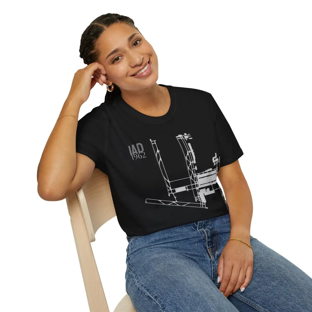 IAD Washington Dulles International - 1962 - Tee - T-Shirt - Gifts for pilots - Aviation apparel